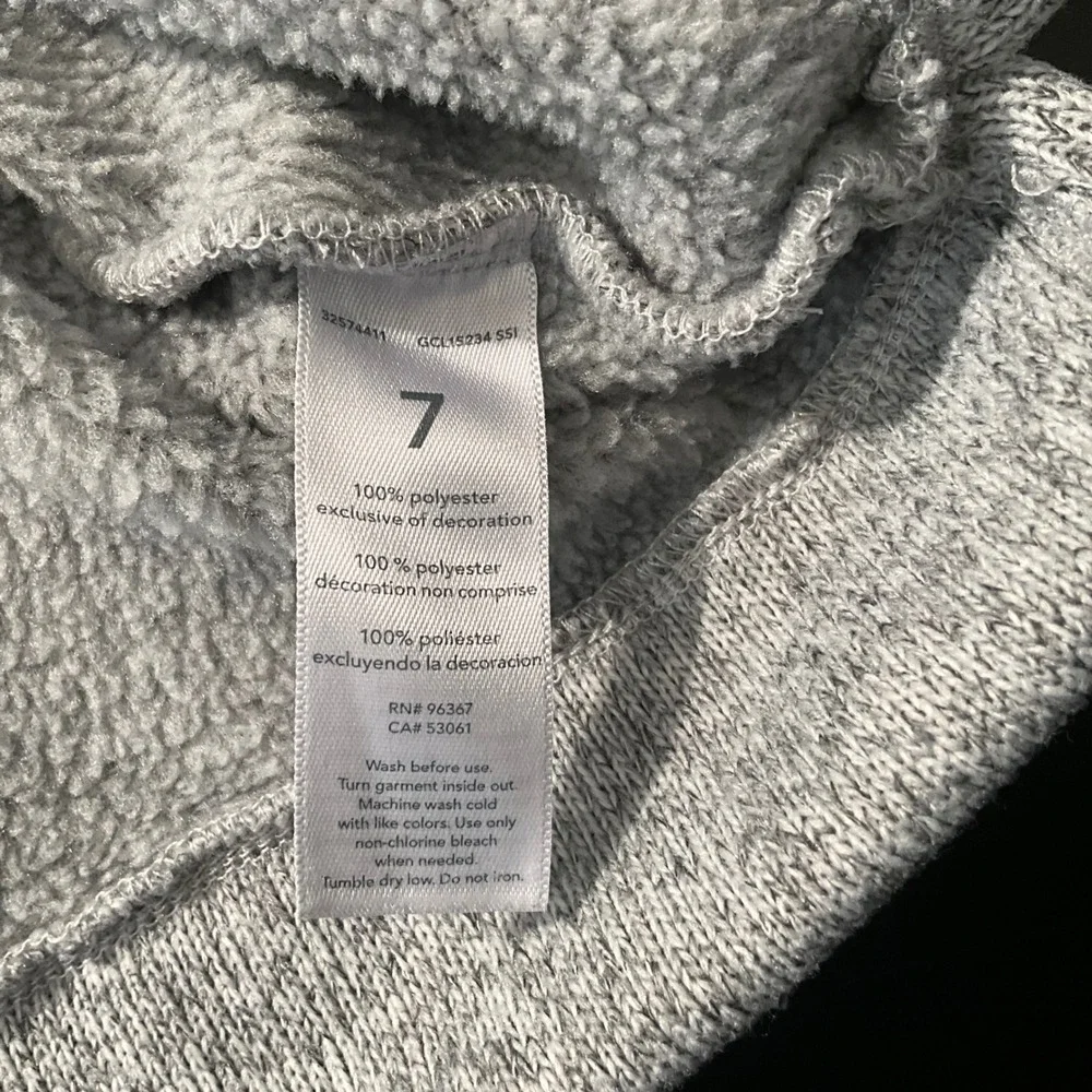 OshKosh B'gosh Boys Gray Knit‎ Pullover Sweater Shawl Collar Size 7